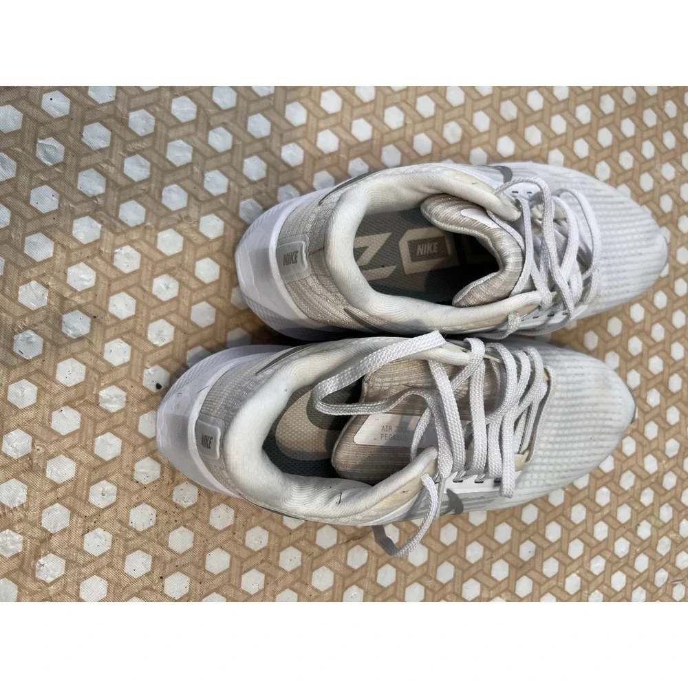Nike Womens Air Zoom Pegasus 39 DH4072-100 White Casual Shoes Sneakers Size 6.5